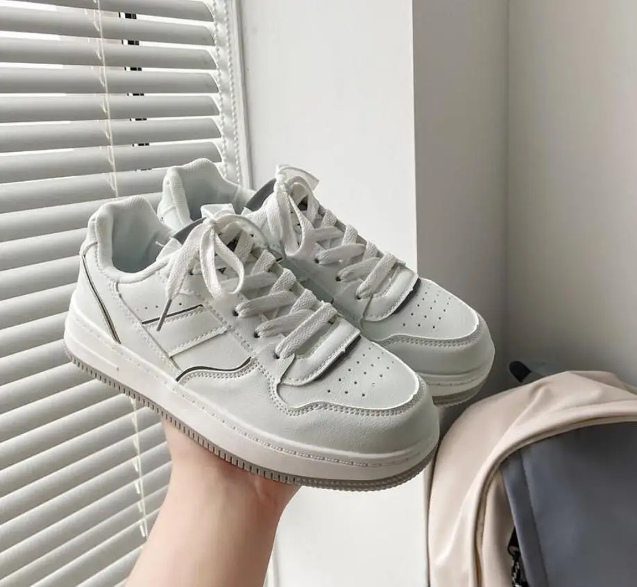 

New Women Vulcanized Shoes Lace Up Casual Shoes Woman Flats Sneakers Chaussures Femme Zapatos Mujer