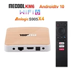 ТВ-приставка MECOOL KM6 Deluxe Edtion, Android 10,0, 4 + 64 ГБ, Amlogic S905X4, 1000 м, LAN, Bluetooth, 5.0