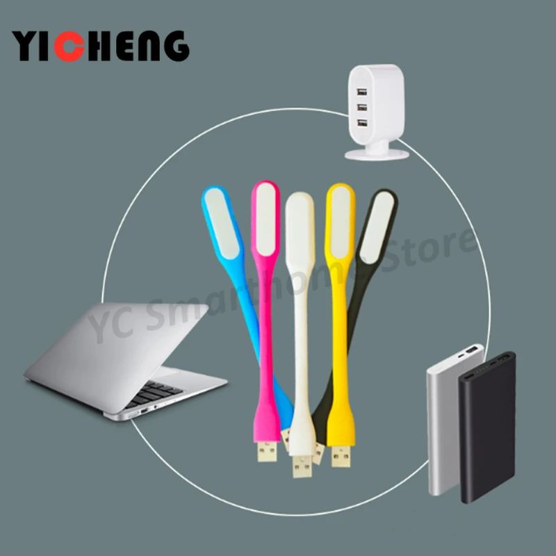 Usb светильник просо светодиодный гибкий Ночной мини портативный украшение для