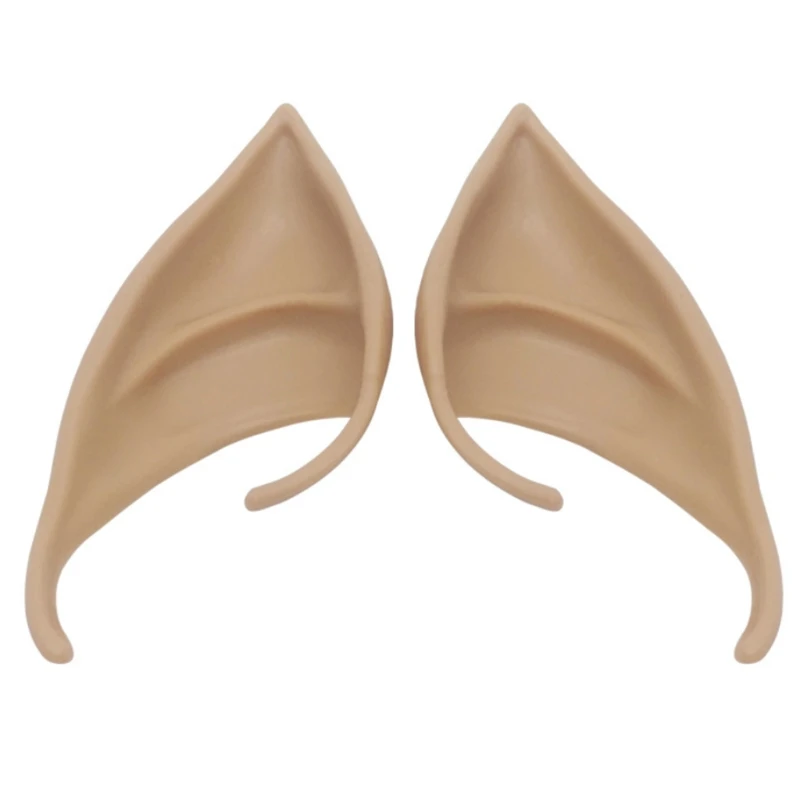 Glitter Sequins Elf Ears Anime Fairy Pixie Cosplay Costume Halloween Party Props