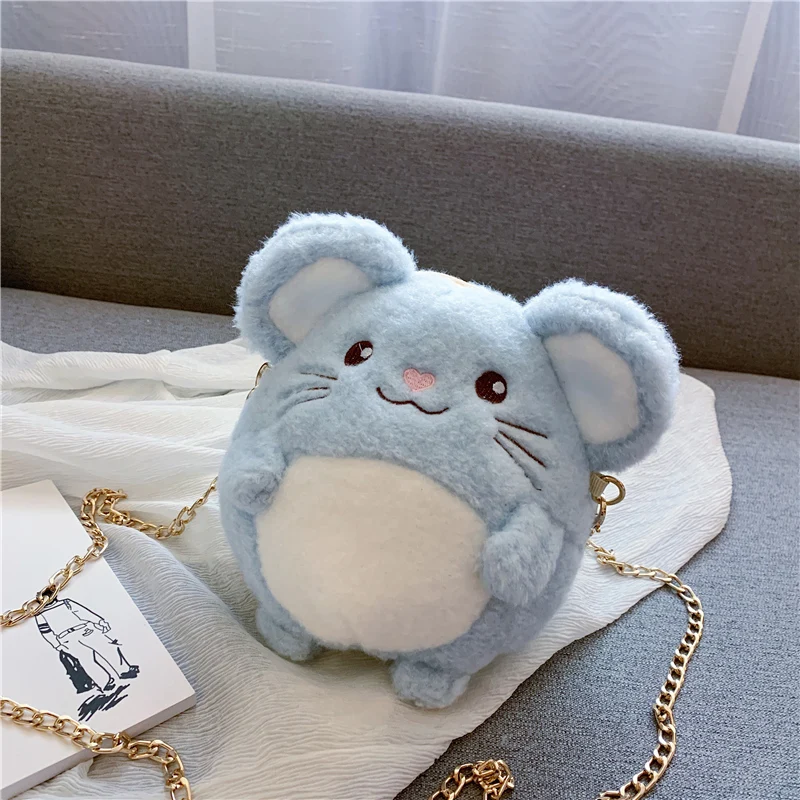 Муравей сумки для маленьких девочек с изображением животных мыши Женский мини