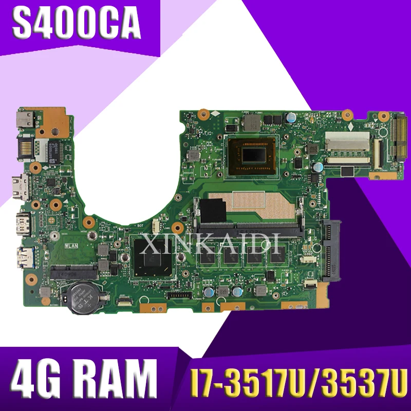 XinKaidi S400CA материнская плата для ноутбука ASUS S500CA S400C S500C S400 S500 тестовая оригинальная
