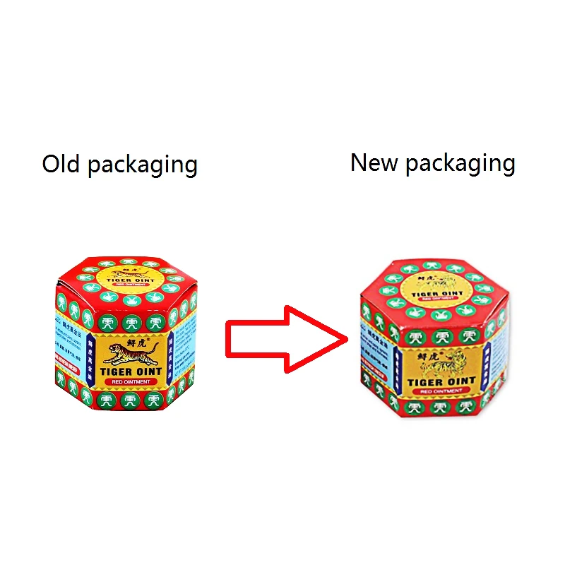 8 шт. бальзам для облегчения боли в мышцах Красного тигра зуда Прямая