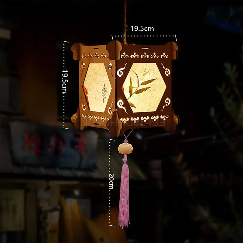 Diy Antique Palace Lantern Material Kits Spring Festival Decoration Chinese Retro Style Hanfu Night Scene Shooting Props |