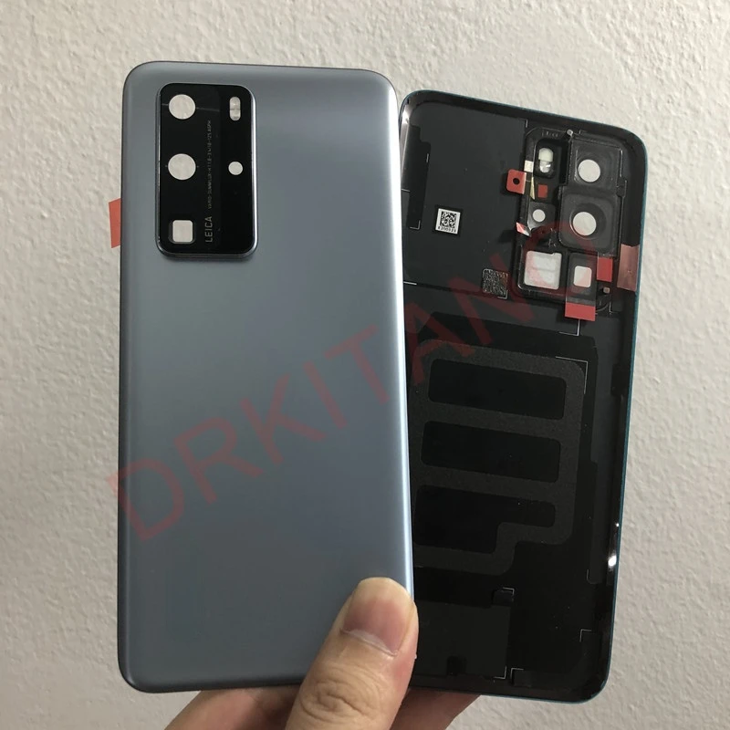 Оригинальный стеклянный чехол для задней крышки батарейного отсека Huawei P40 Pro +