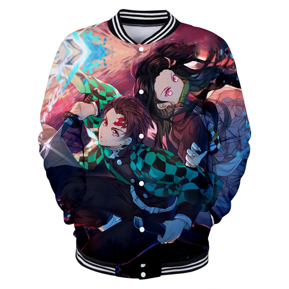 

Kimetsu No Yaiba Cosplay Apparel Jacket Demon Slayer Jacket With Hat Anime Adult Coat Lovers COS Clothing Coat Halloween