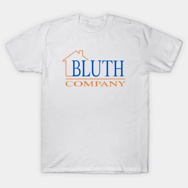 Мужская футболка Bluth с логотипом компании вдохновляющим партию Development от cloudcitytees