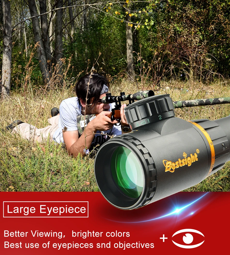 Bestsight 5-15X50 FFP Золотая оптика Riflescope сторона параллакса тактические охотничьи прицелы винтовка для прицела снайперская винтовка для страйкбола