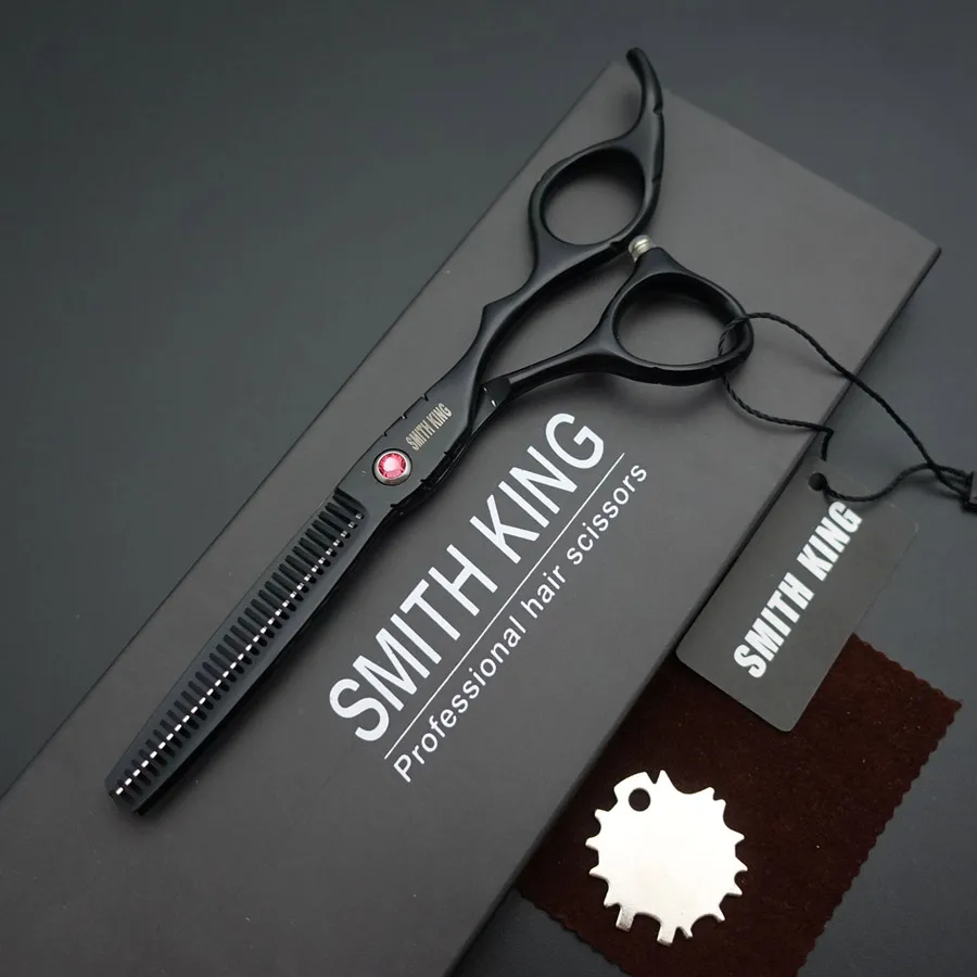 gift box Thinner 6 дюймов Профессиональный набор парикмахерских ножниц, Ножницы Для Стрижки И Истончение+ расческа+ наборы - Цвет: gift box Thinner
