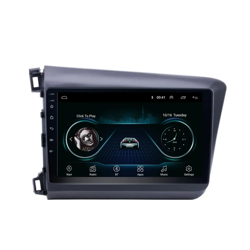 4G LTE Android 8,1 Fit HONDA CIVIC 2012 2013 мультимедийный стерео автомобильный dvd-плеер навигация gps радио