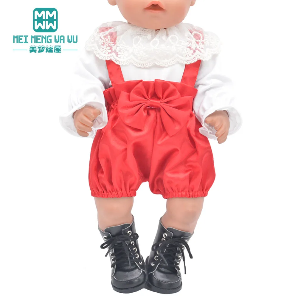 43cm Doll clothes baby toy new born doll and American Fashion shirts trench coats fur collar | Игрушки и хобби