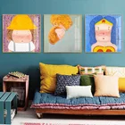 Скандинавская Детская комната Спальня украшение живопись личность креативный гостиной фон стена Современный Минимализм