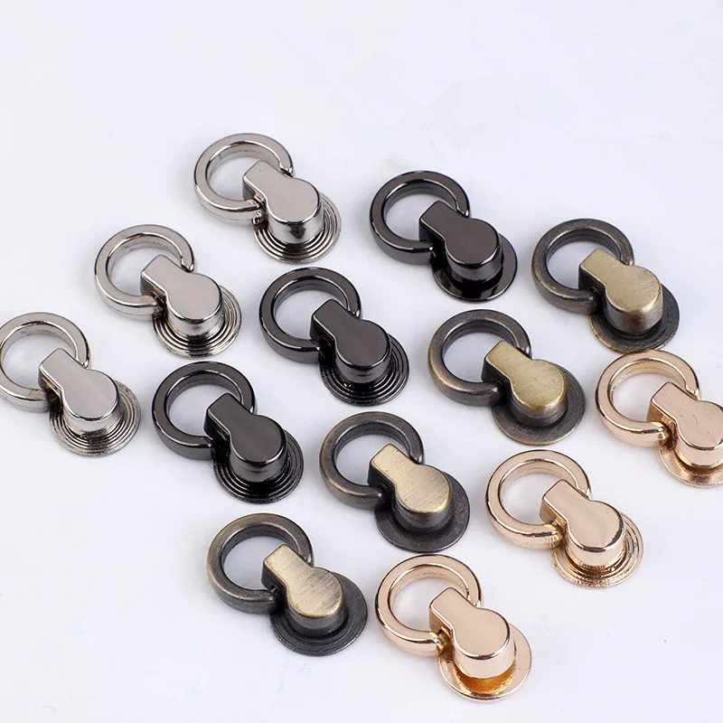 2 шт. Серебристая черная бронза Золотое кольцо D металлическая обувь из сплава