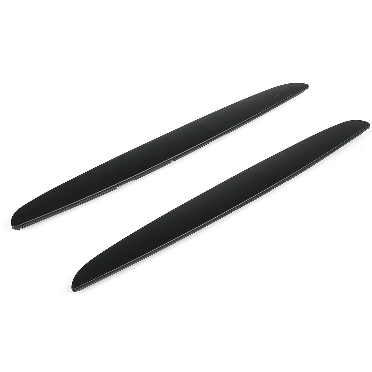 

NEW A Pair Headlight Lid Eyebrow EyeLids Matte Black Front Grill Upper Trim Cover For BMW 3 Series E90 2005~2008