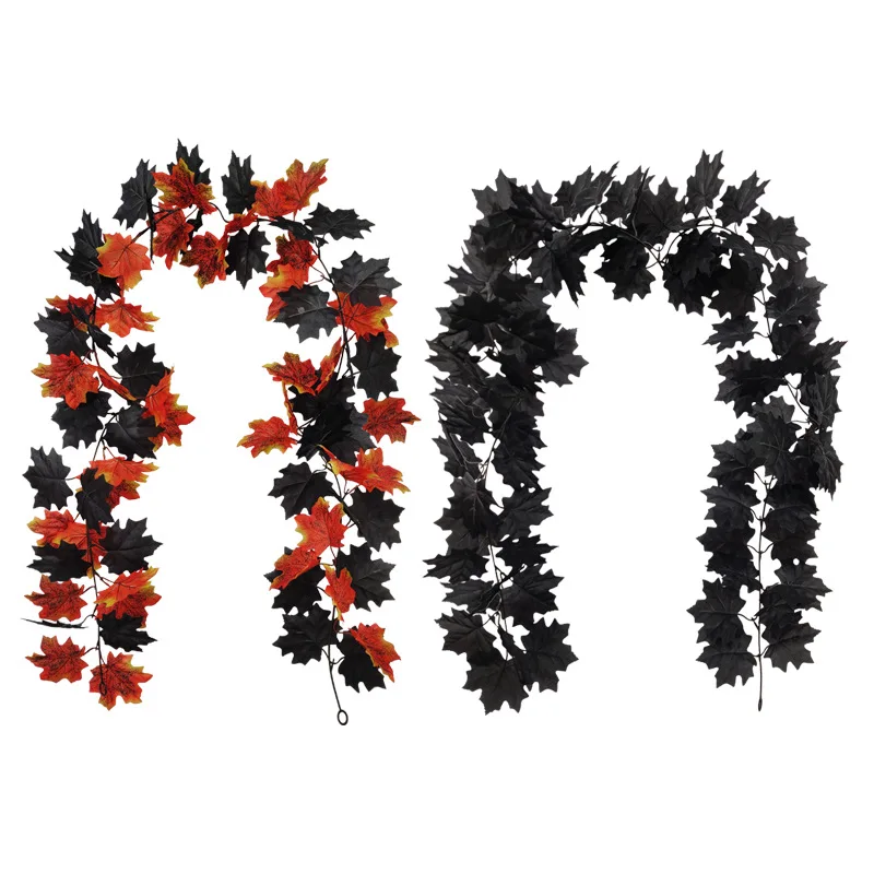 1 8 м Искусственные Шелковые кленовые листья яркие для дома свадьбы вечеринки