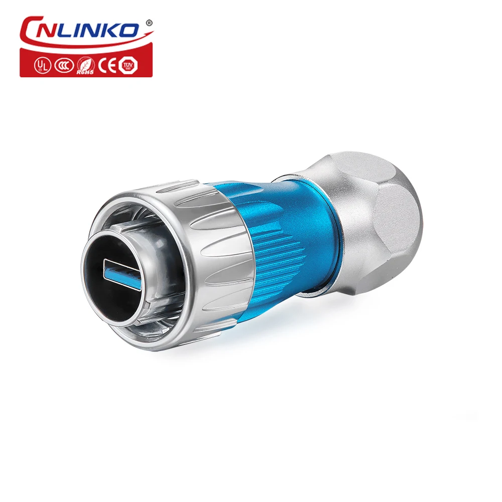 Cnlinko 1/4 штыковое соединение USB3.0 металлический корпус водонепроницаемый разъем