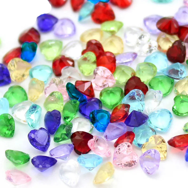 12 шт. декоративные подвески в форме сердца 5 мм | Украшения и аксессуары