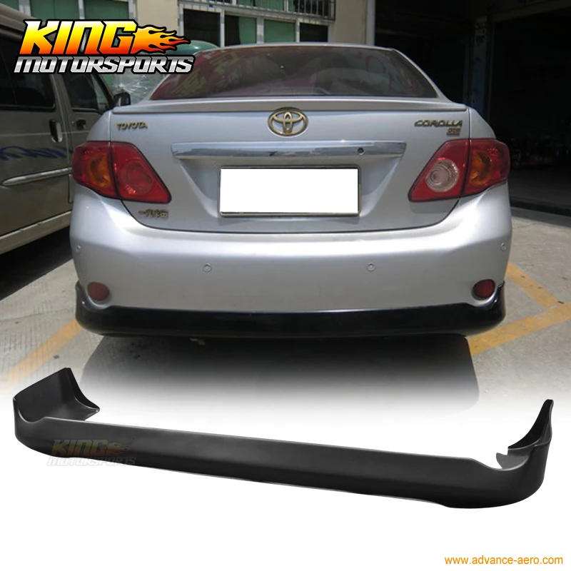 Диффузор спойлера заднего бампера подходит для 2009 2010 Toyota Corolla 4Dr|bumper lip spoiler|rear bumper