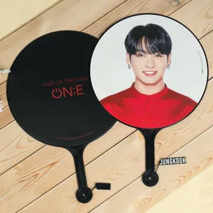 New South Korean Groups Kpop Bangtan Boys ONE Same Handmade Clearly HD Big Round Fans Map Soul PVC Fans Gift Top Quality Design New South Korean Groups Kpop Bangtan Boys ONE Same Handmade Clearly HD Big Round Fans Map Soul PVC Fans Gift Top Quality Design