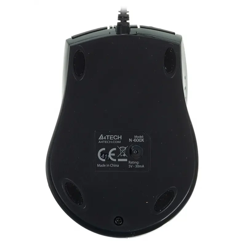 Wired mouse A4 V-Track Padless N-600X optical gamer accessories for computer Mice Keyboards Peripherals Office | Компьютеры и офис