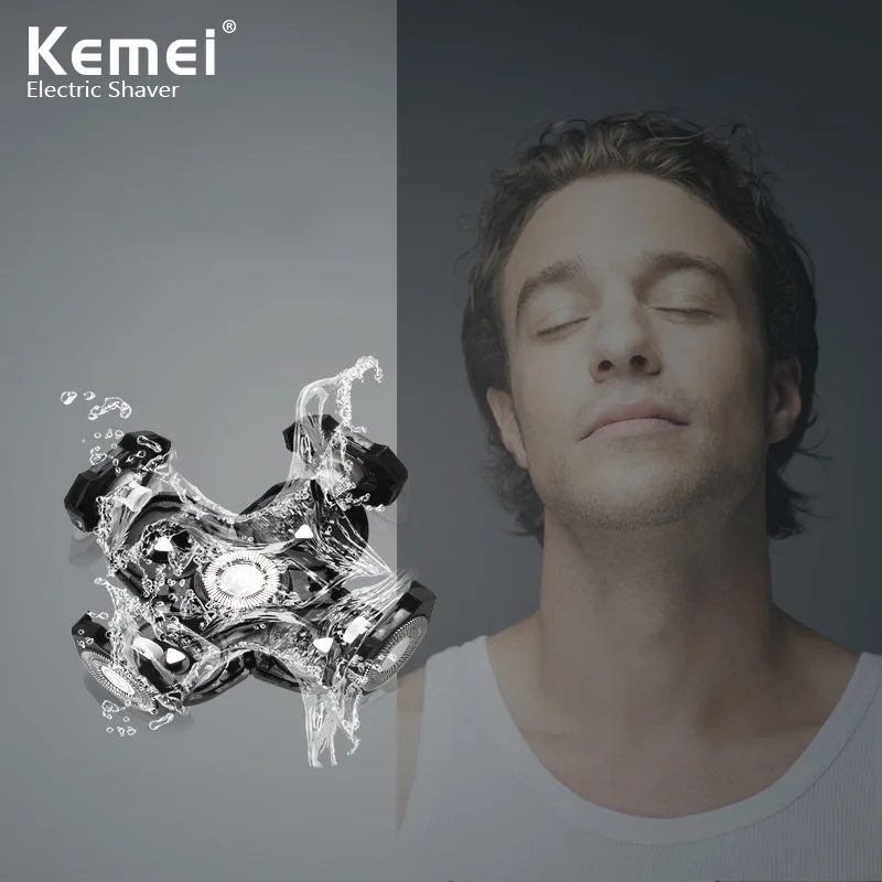 Kemei Shaver 5D Electric Razor 5 in 1 Men Hair Nose Trimmer Face Beard Cleaning hair clipper bareheaded shaving machine | Бытовая