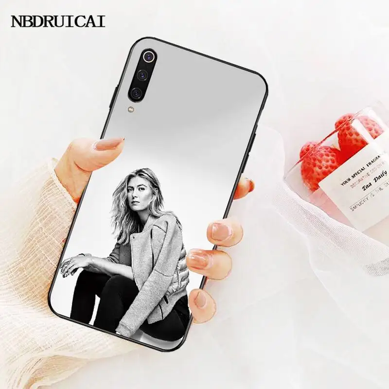 Черный чехол для телефона PENGHUWAN из ТПУ теннисного плеера Sharapova Redmi Note 8 8A 7 6 6A 5 5A 4 4X 4A