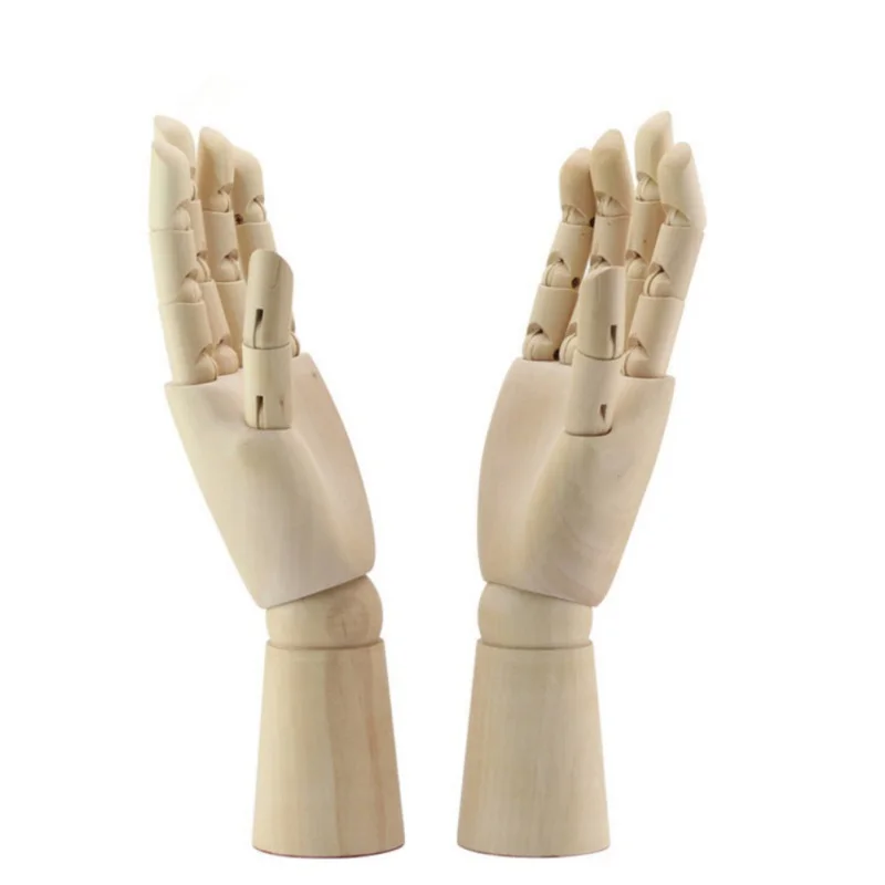 Wooden Hand Drawing Sketch Mannequin Model Wooden Mannequin Hand Movable Limbs Human Artist Model