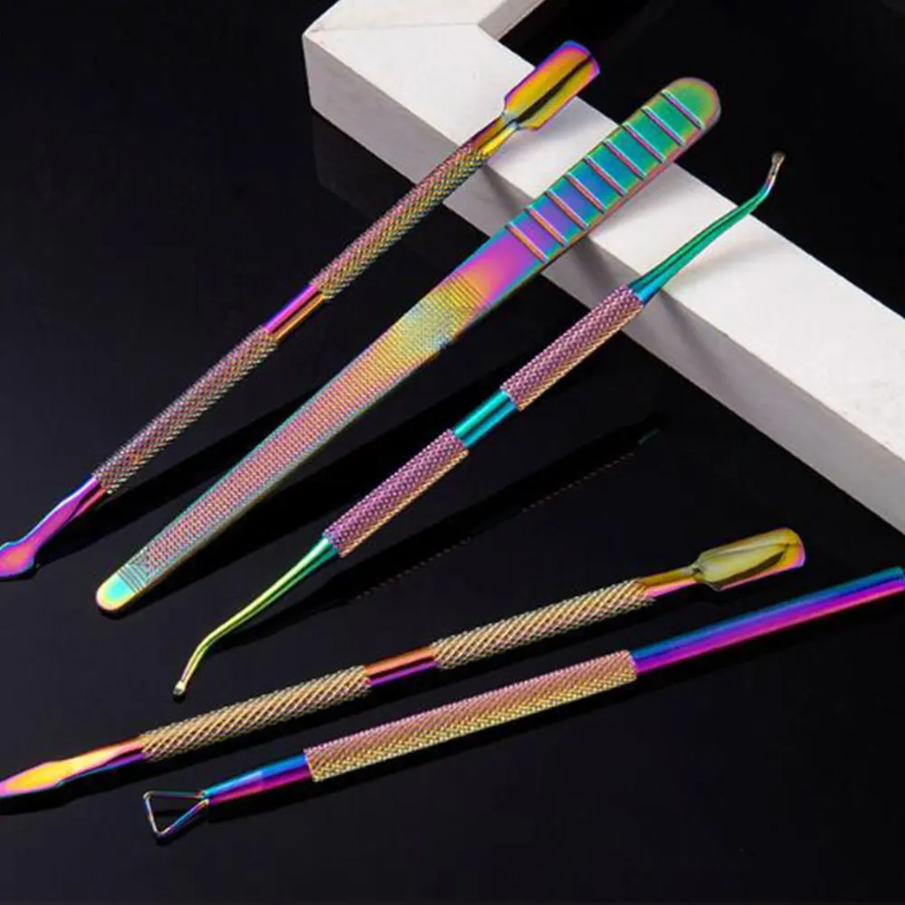 

7pcs Nail Tools Mini Dead Skin Push Nail Push Dead Skin Remover Nail Trimmer