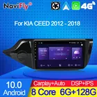 NaviFly 7862C 6G 128G 1280 Android 10 многофункциональная автомобильная интеллектуальная система для Kia CEED Ceed 2 JD 2012 - 2018 встроенный Carplay DSP