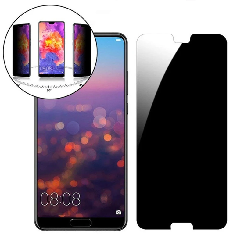 anti spy protective tempered glass for huawei p20 p30 p40 lite e 5g pro privacy screen protector for huawei p50 p10 plus glass free global shipping