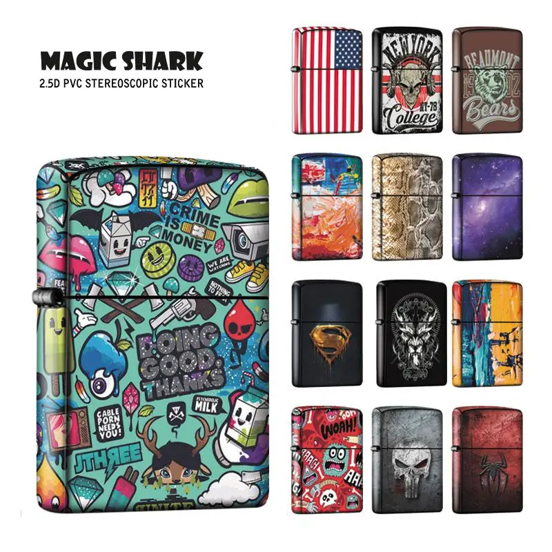 Чехол пленка Magic Shark Skull Sky Star с изображением змеи цветов граффити Супермена