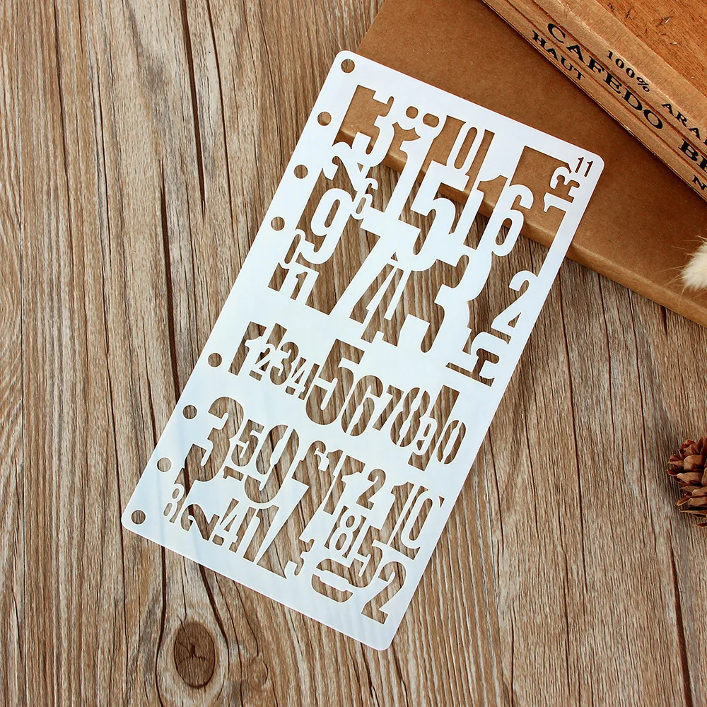 

Трафареты формата A6 0-9 для рукоделия, 1 шт.