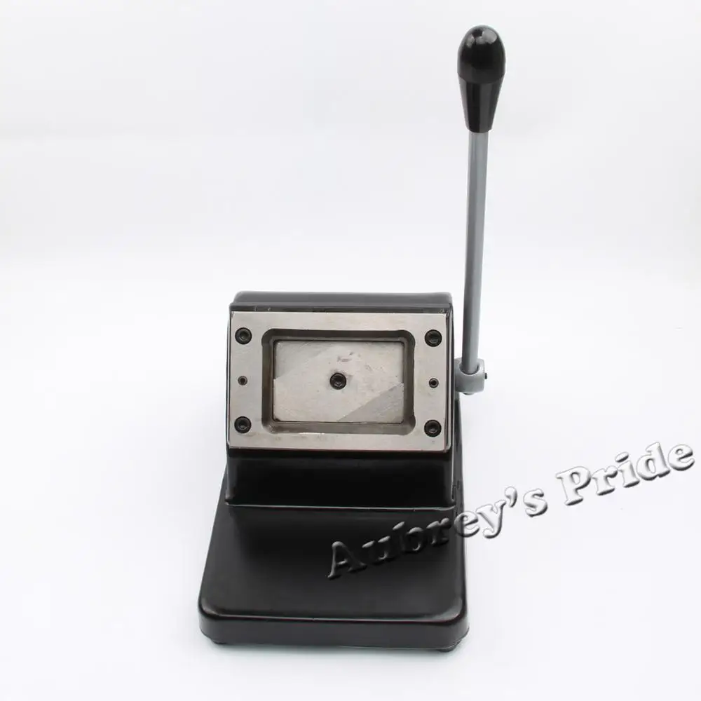 Тяжелая производительность 86*54 мм ПВХ или бумажная карточка ручная