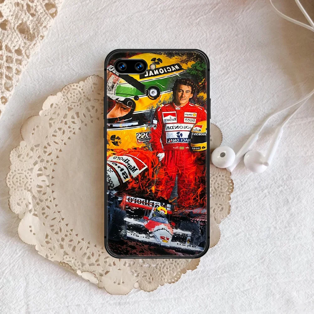 

Ayrton Senna F1 Phone Case Cover Hull For HUAWEI Honor 6A 7A 8 8A 8S 8x 9 9x 9A 9C 10 10i 20 Lite Pro black Prime Tpu Etui 3D