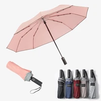 automatic women folding umbrella male big uv windproof womens rain umbrellas gift for men travel business black car paraso