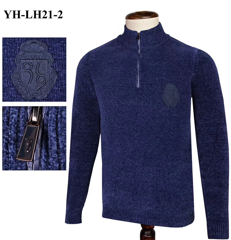 Свитер Billionaire, змеиная кожа, мужской, зима,, Деловой, Повседневный, на молнии, натуральная кожа, большой размер, M-4XL - Цвет: Blue