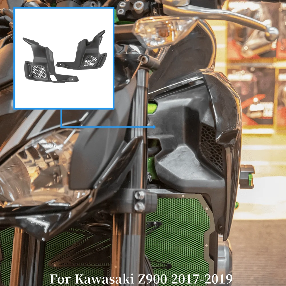

Боковая крышка для забора воздуха, Неокрашенная, для мотоциклов, обтекатель панели для Kawasaki Z900 Z 900 2017 2018 2019