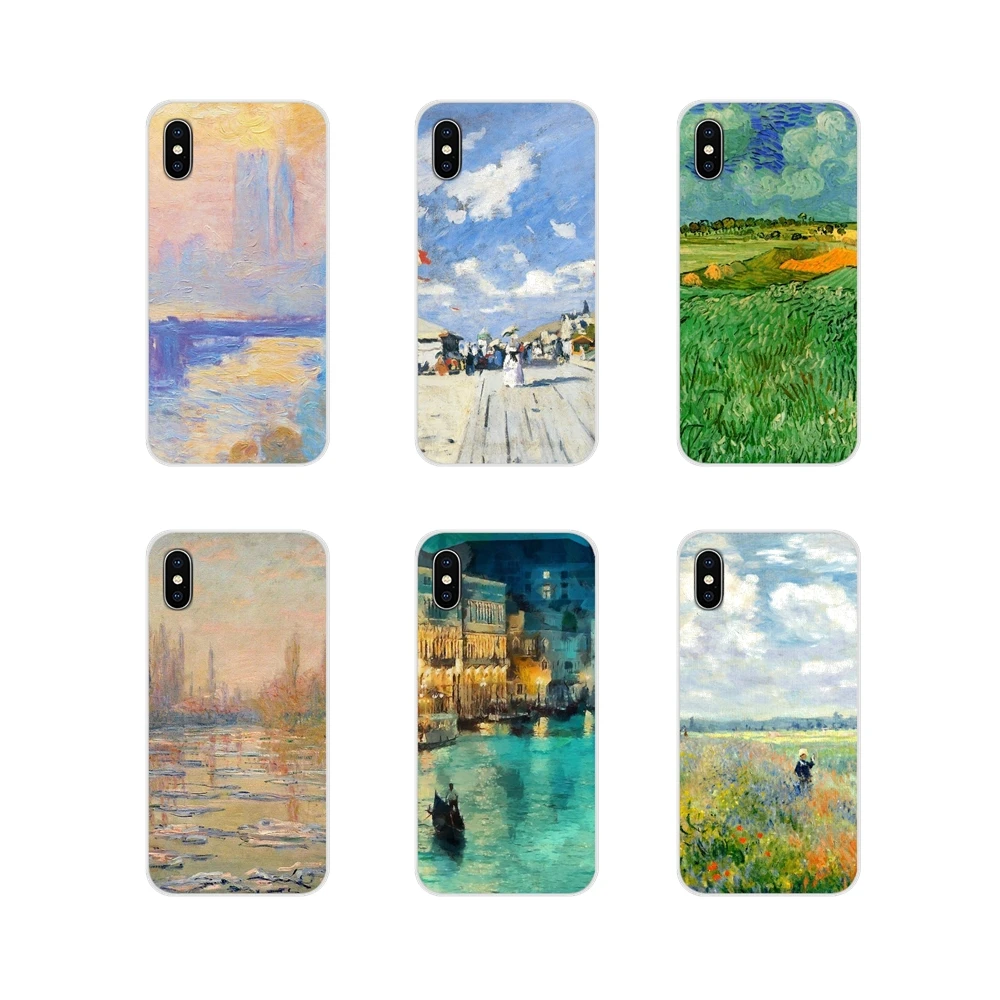 Классическая картина маслом для Apple iPhone X XR XS 11 12pro MAX 4S 5C SE 2020 6S 7 8 Plus ipod 5 6 чехлы