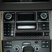 eco friendly panel trim wear resistant self adhesive carbon fiber interior dashboard cd panel sticker for volvo xc90 2003 2014