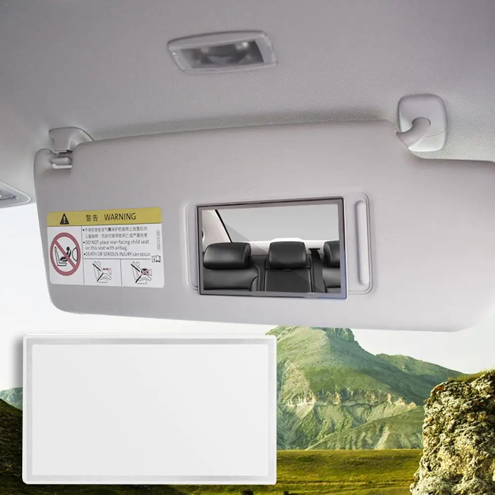 Зеркало для макияжа автомобиля портативное зеркало нержавеющая сталь HD салона