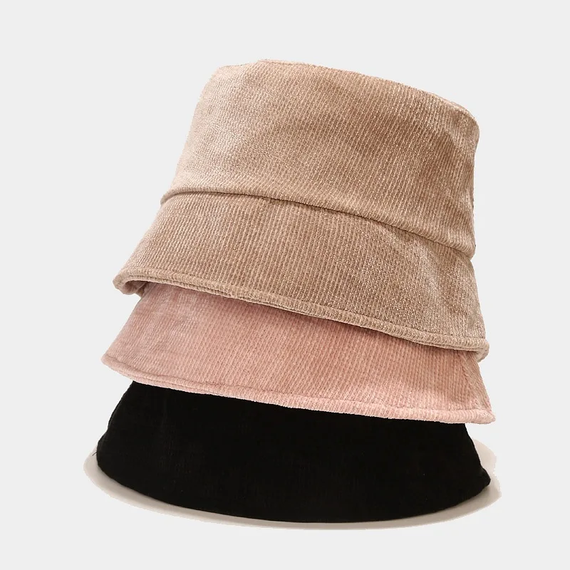 

Autumn Winter Japanese Simple Small Brim Bucket Hat Men Women Solid Color Casual Fisherman Hat Windshield Panama Basin Hat