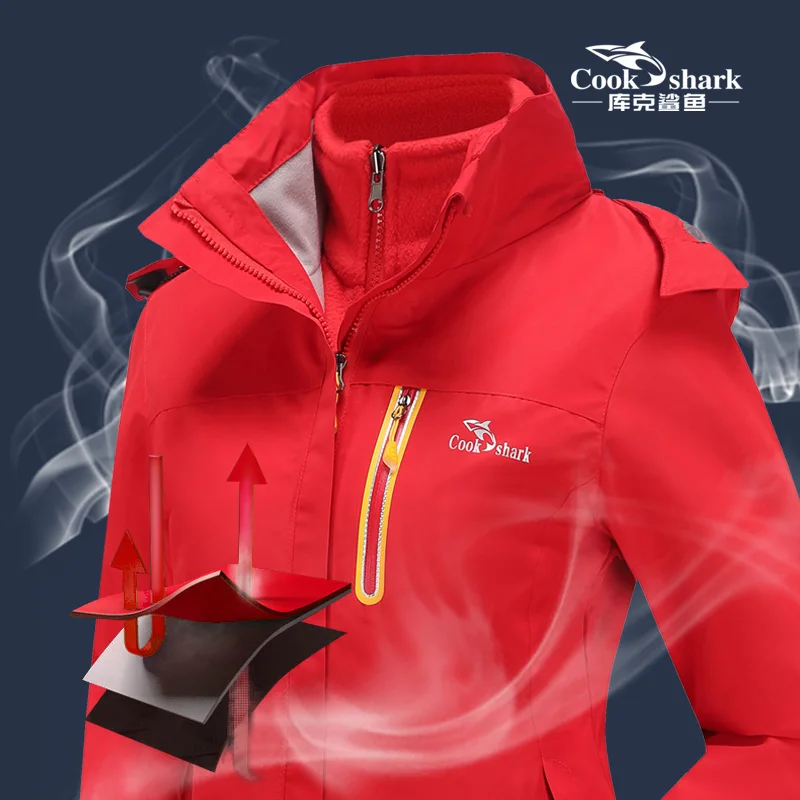 Cook Shark 2020 осенняя и зимняя новая модная повседневная женская куртка Корейская