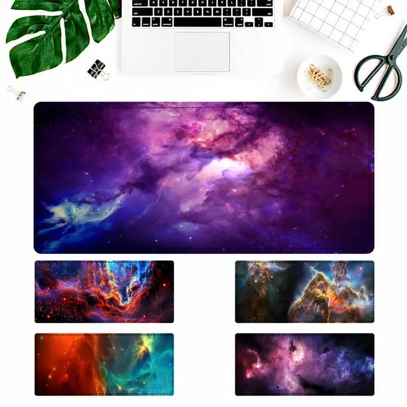 

Girly Universe Space Nebula Mouse Pad Laptop PC Computer Mause Pad Desk Mat For Big Gaming Mouse Mat For Overwatch/CS GO