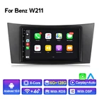 Автомагнитола 2DIN, 7 дюймов, Android 10, DSP RDS 6 + 128 ГГц для Mercedes Benz E-Class W211 CLK G-Class W463 CLS W219, мультимедийная стереосистема для авто