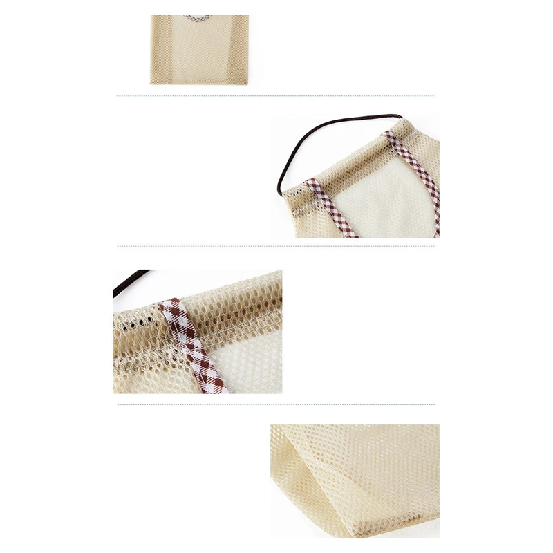 

5Pcs Vegetable Garlic Net Bag Storage Bag Fruit Protection Net Bag Yarn Net Bag Eye Insect Repellent Filter Woven