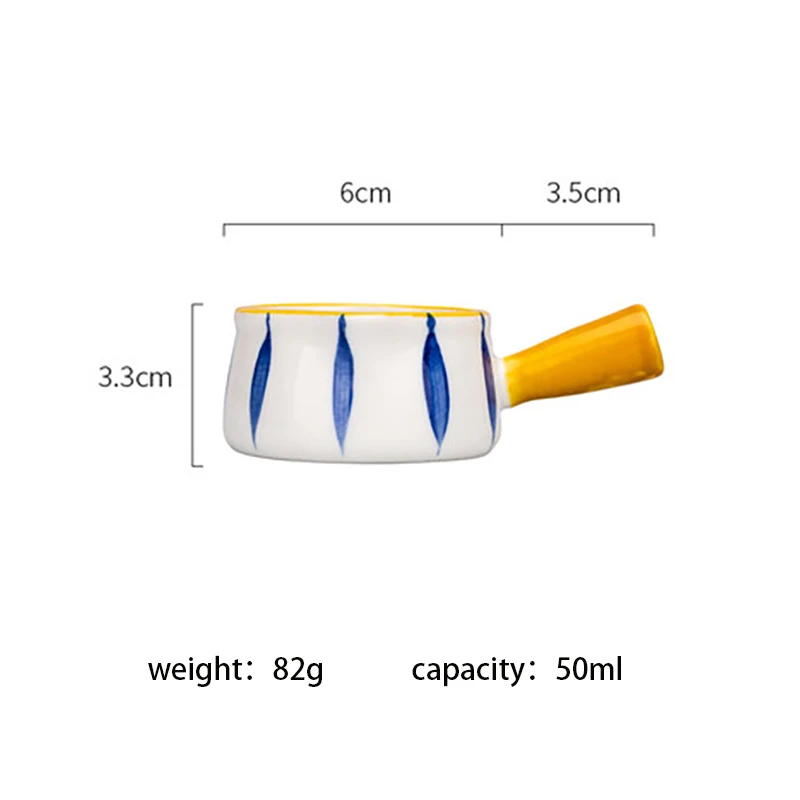 

Ceramic Mini Milk Cup With Handle Japanese Milk frothing Jugs Coffee Sugar Milk Pot Strawberry Floral Pattern Kitchen Cookware