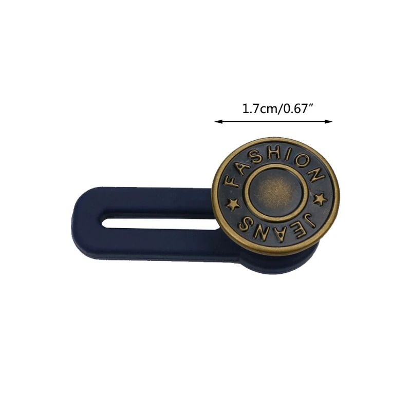 

Extender Elastic Rubber Metal Button Button Waist Extender Pants Waist Extender
