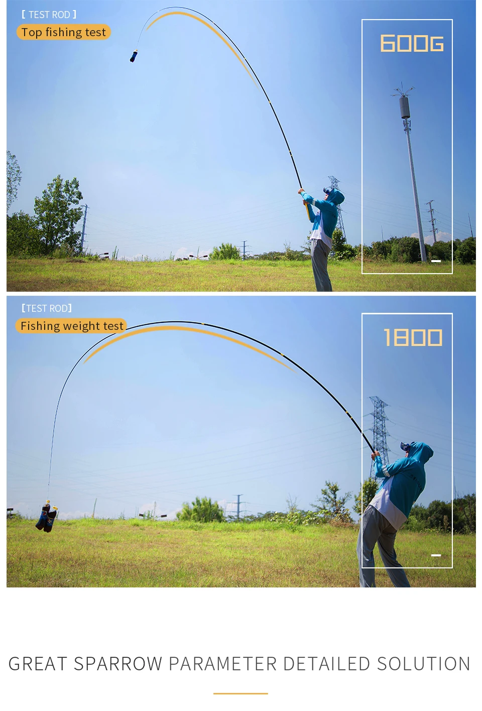 JIADIAONI Новинка 6 H/8 H углеродное волокно сверхтвердое 3,0 м/3,3 м/3,6 м/3,9 м/4,5 м Тайвань Удочка Рыболовные снасти