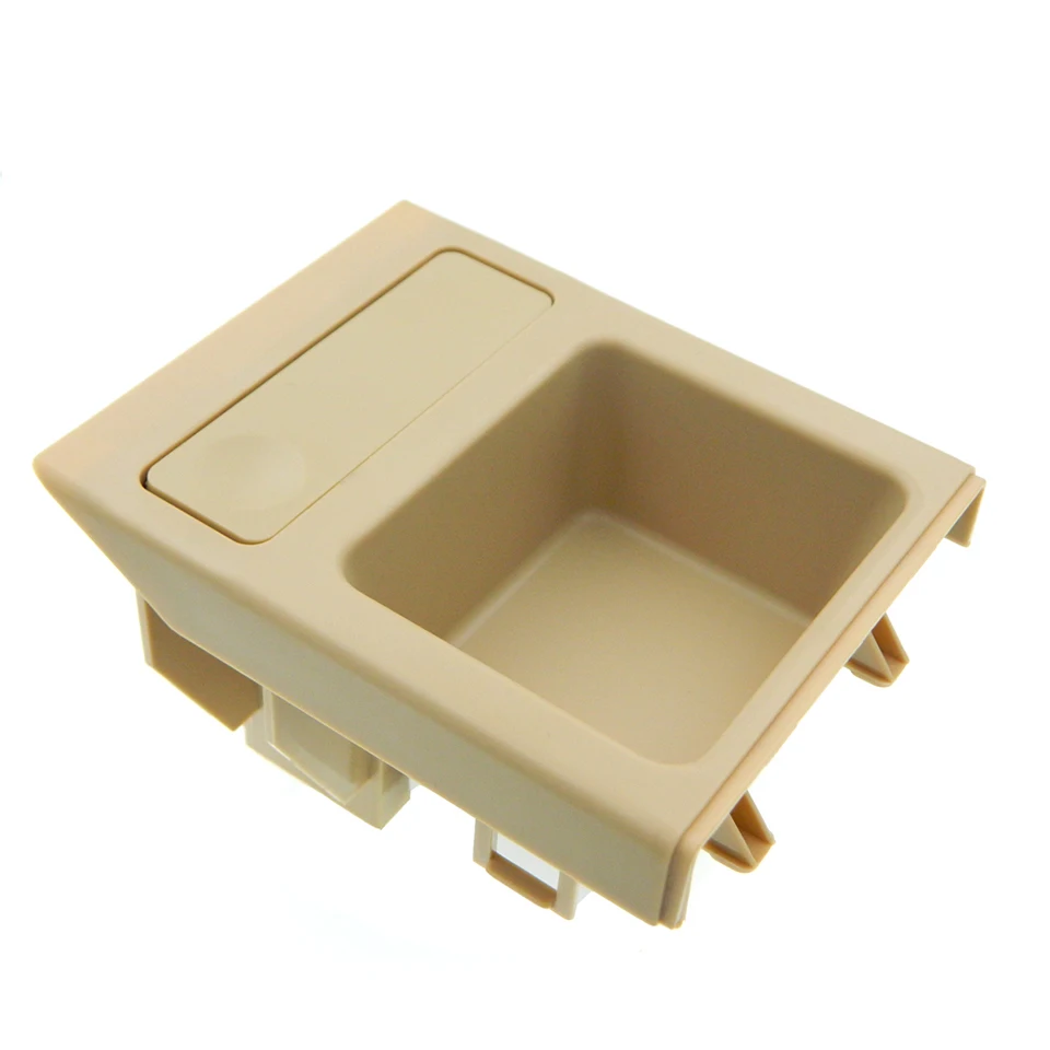 

For BMW E46 3 Series 318 320 325 330 1998-2006 Car Vehicle Front Center Console Storage Box Coin Beige 51168217959