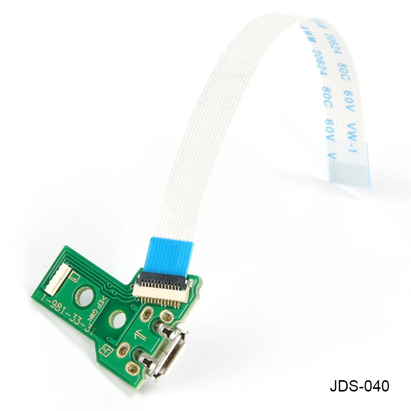 Фото Печатная плата с USB-портом для зарядки, разъем для 12Pin JDS 011 030 040 055 14Pin 001, коннектор для контроллера PS4, 1 шт. №1